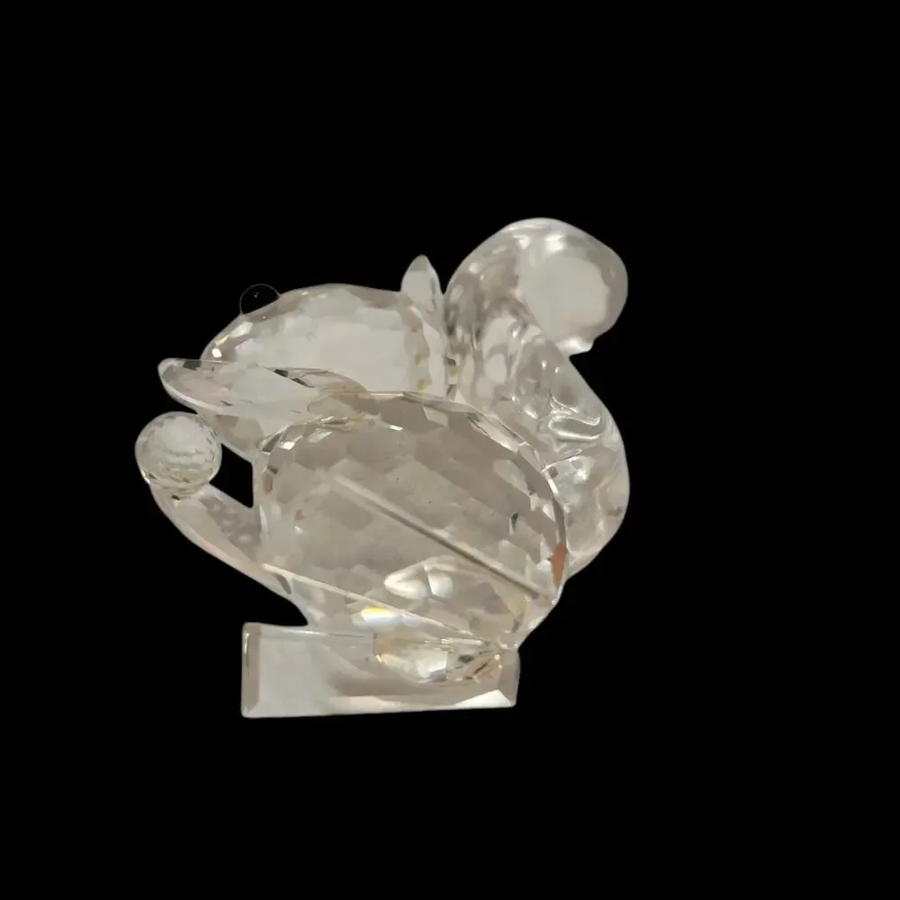 Swarovski Vintage Crystal Figurine Retired Squirrel 1.75H Rare